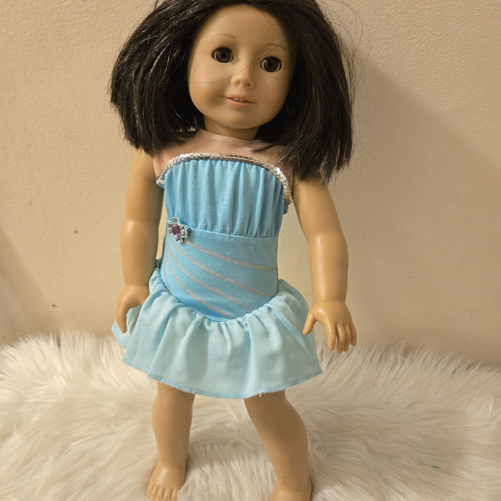 American Girl Doll 2012 Blue Dress Doll